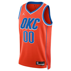 Oklahoma City Thunder Jordan Brand Unisex 2022/23 Swingman Custom Jersey Statement Edition Orange