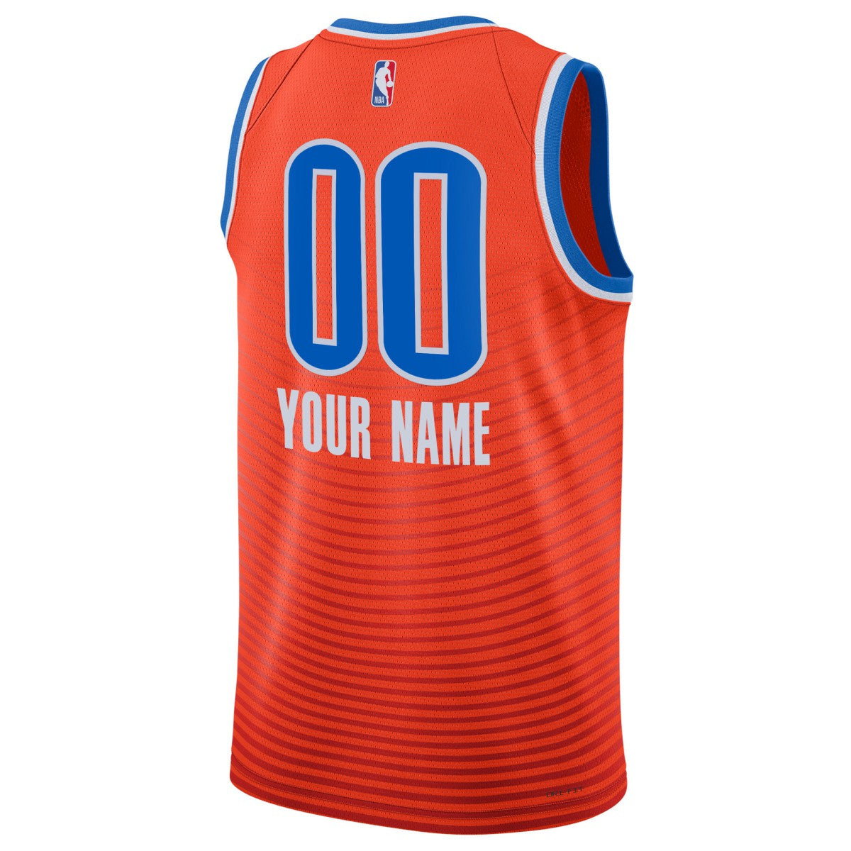 Oklahoma City Thunder Jordan Brand Unisex 2022/23 Swingman Custom Jersey Statement Edition Orange