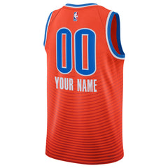 Oklahoma City Thunder Jordan Brand Unisex 2022/23 Swingman Custom Jersey Statement Edition Orange