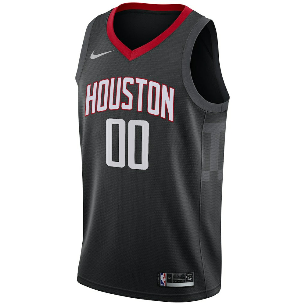 Houston Rockets Swingman Custom Jersey Black Statement Edition | Nike Lifestyle