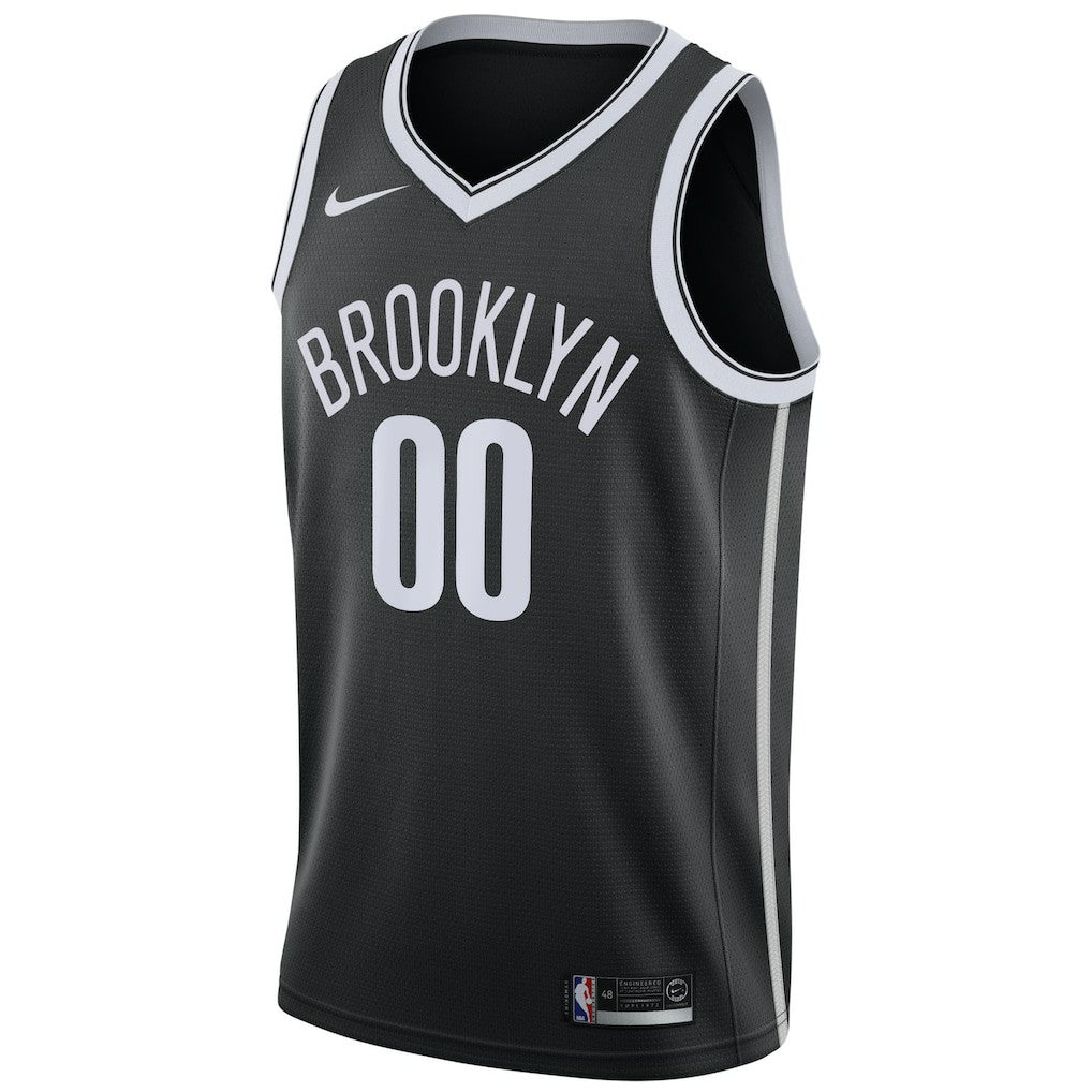 Brooklyn Nets Swingman Custom Jersey Black Icon Edition | Nike Near Me
