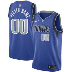 Dallas Mavericks Swingman Custom Jersey Blue for sale Icon Edition | Nike for sale