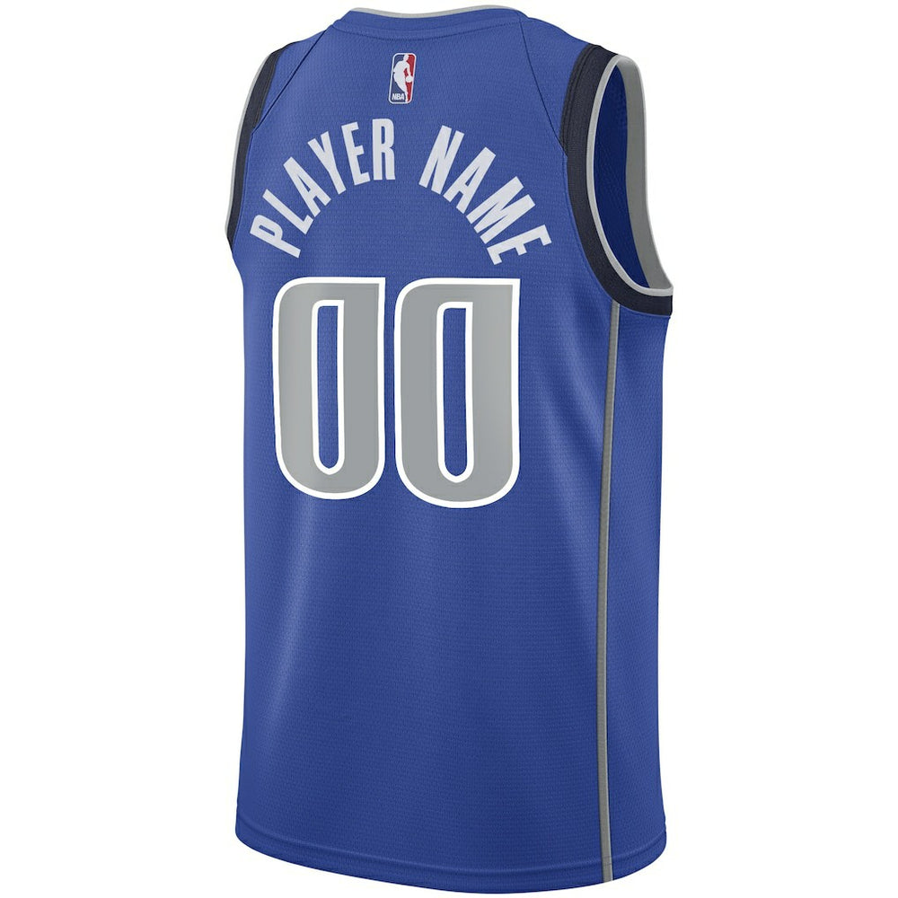 Dallas Mavericks Swingman Custom Jersey Blue for sale Icon Edition | Nike for sale