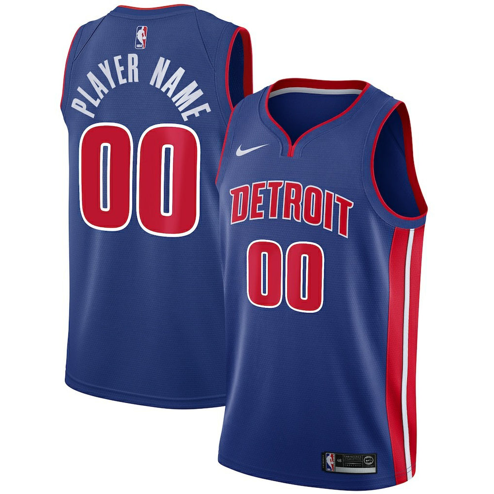 Detroit Pistons Swingman Custom Jersey Blue for sale Icon Edition | Nike for sale