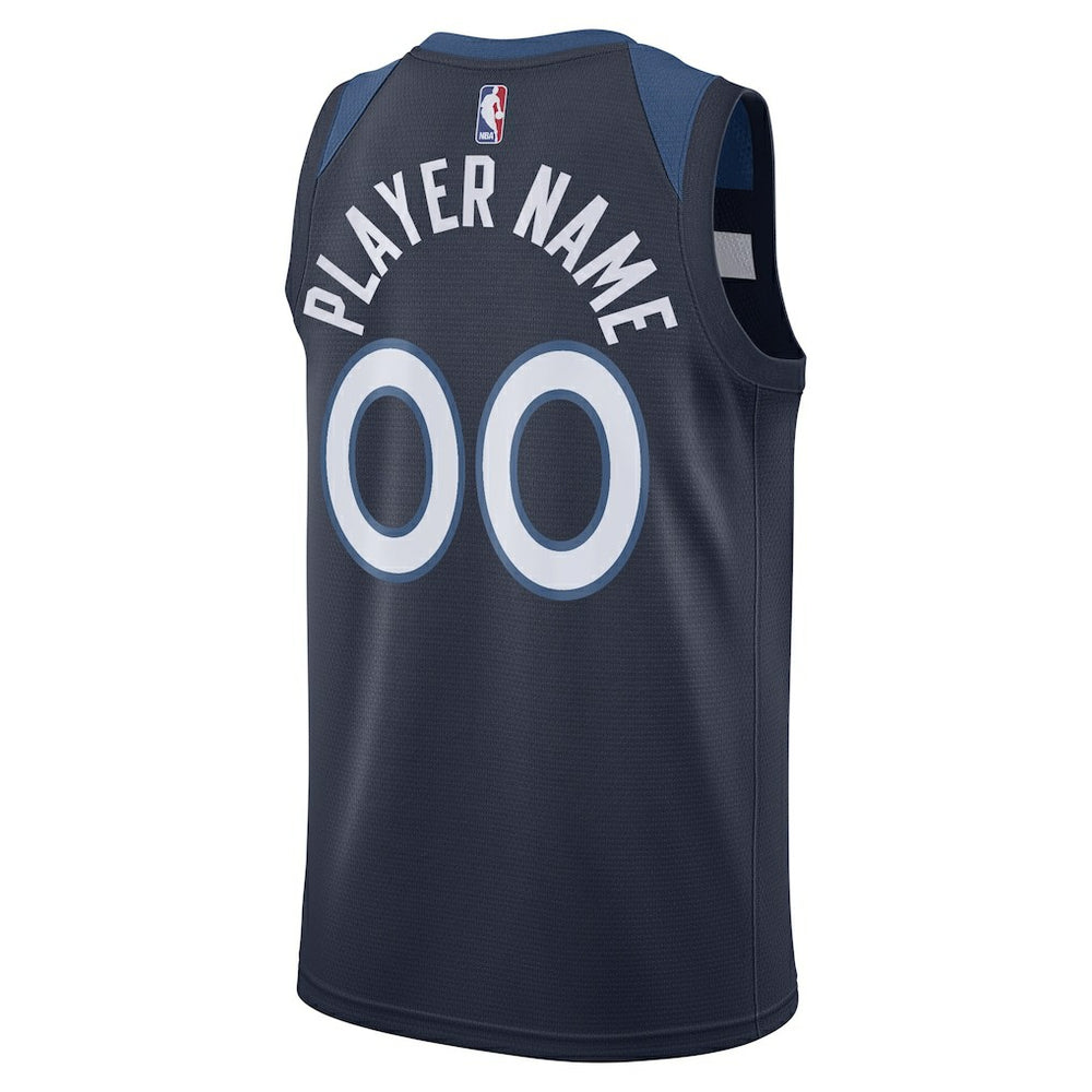 Minnesota Timberwolves Swingman Custom Jersey Navy Icon Edition | Nike online