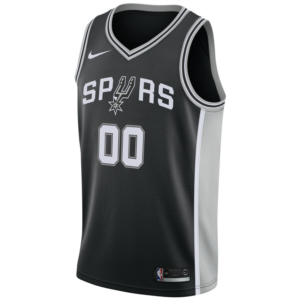 San Antonio Spurs Swingman Custom Jersey Black Icon Edition | Nike Lifestyle