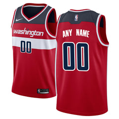 Washington Wizards Swingman Custom Jersey Red Icon Edition | Nike for sale