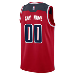 Washington Wizards Swingman Custom Jersey Red Icon Edition | Nike for sale