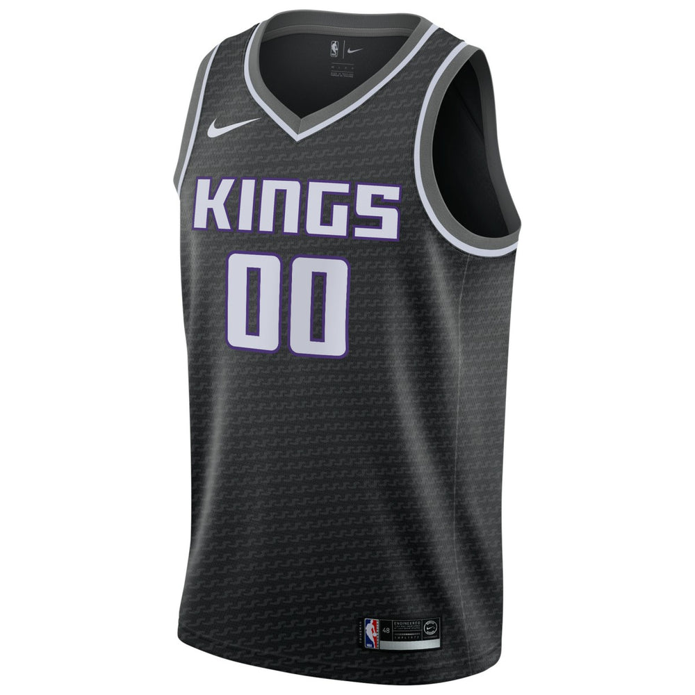 Sacramento Kings Swingman Custom Jersey Black Statement Edition | Nike for sale