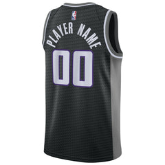 Sacramento Kings Swingman Custom Jersey Black Statement Edition | Nike for sale