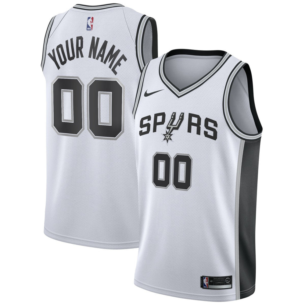 San Antonio Spurs Custom Swingman Jersey White Association Edition | Nike Lifestyle
