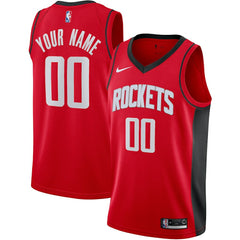 Houston Rockets Custom Swingman Jersey Icon Edition Red | Nike Lifestyle