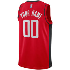 Houston Rockets Custom Swingman Jersey Icon Edition Red | Nike Lifestyle