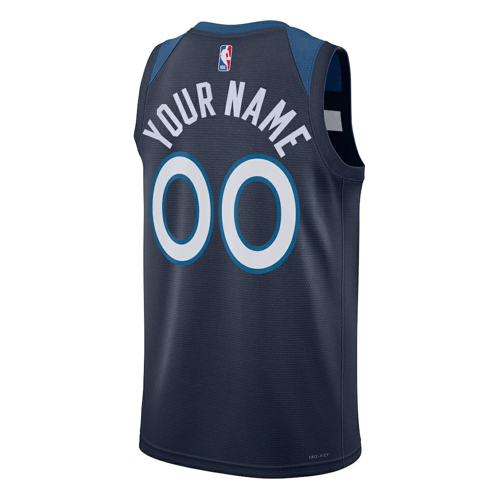 Minnesota Timberwolves Unisex Swingman Custom Jersey Navy Icon Edition | Nike online