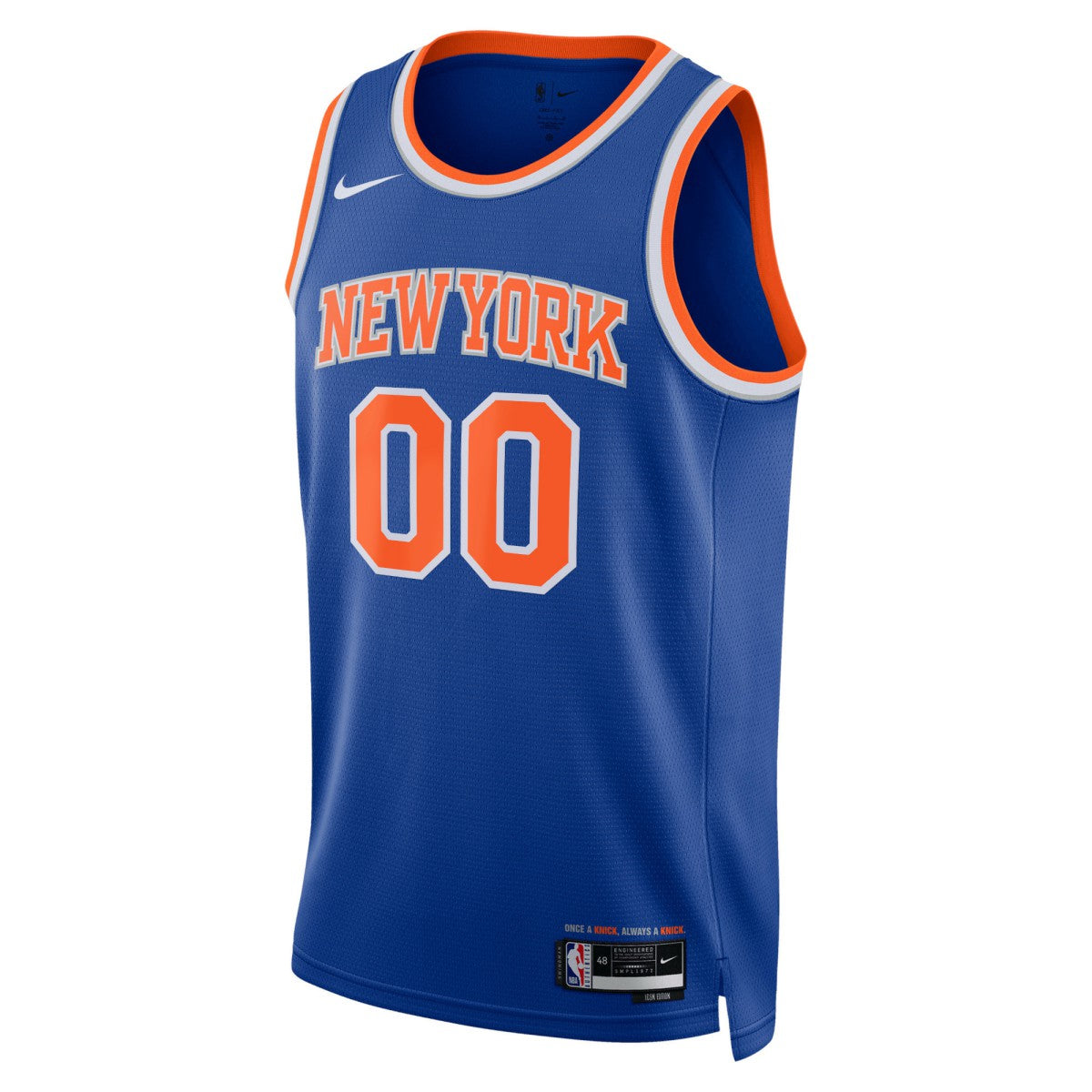 New York Knicks Unisex Swingman Custom Jersey Blue Icon Edition | Nike outlet