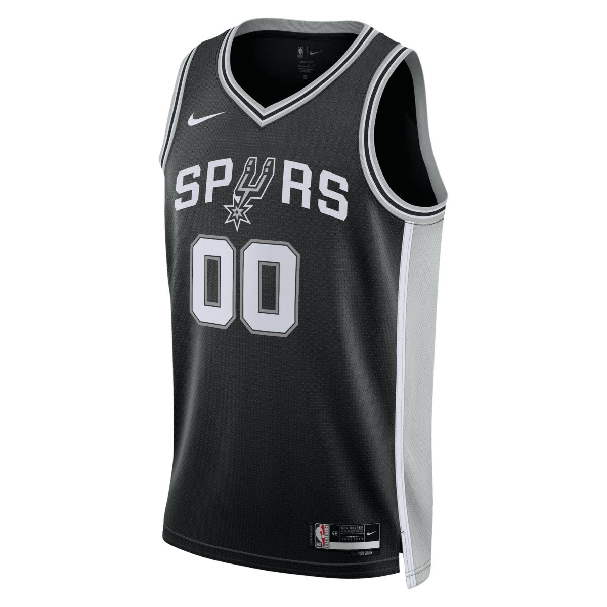 San Antonio Spurs Unisex Swingman Custom Jersey Black Icon Edition | Nike
