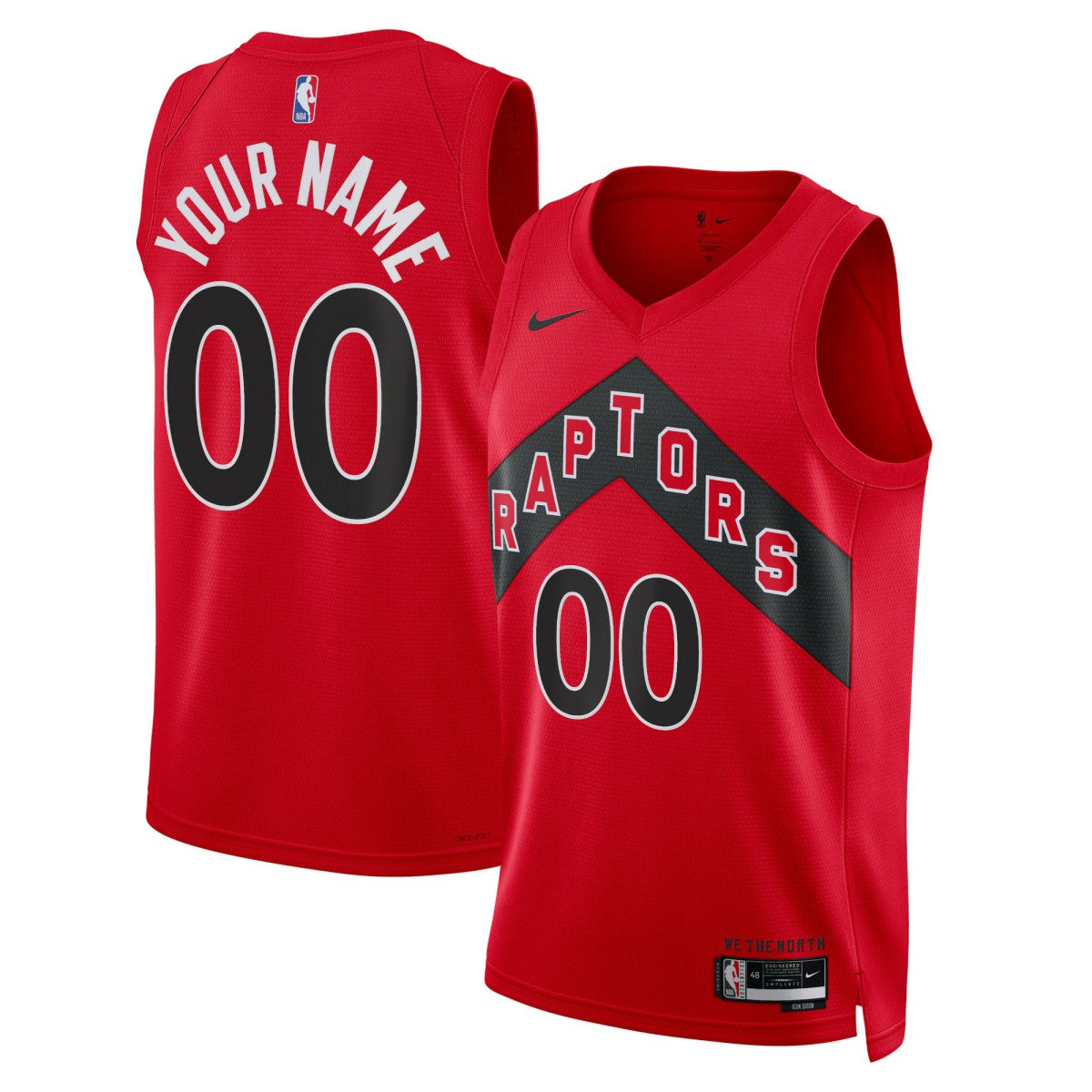 Toronto Raptors Unisex Swingman Custom Jersey Red Icon Edition | Nike Lifestyle