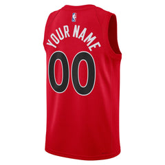 Toronto Raptors Unisex Swingman Custom Jersey Red Icon Edition | Nike Lifestyle