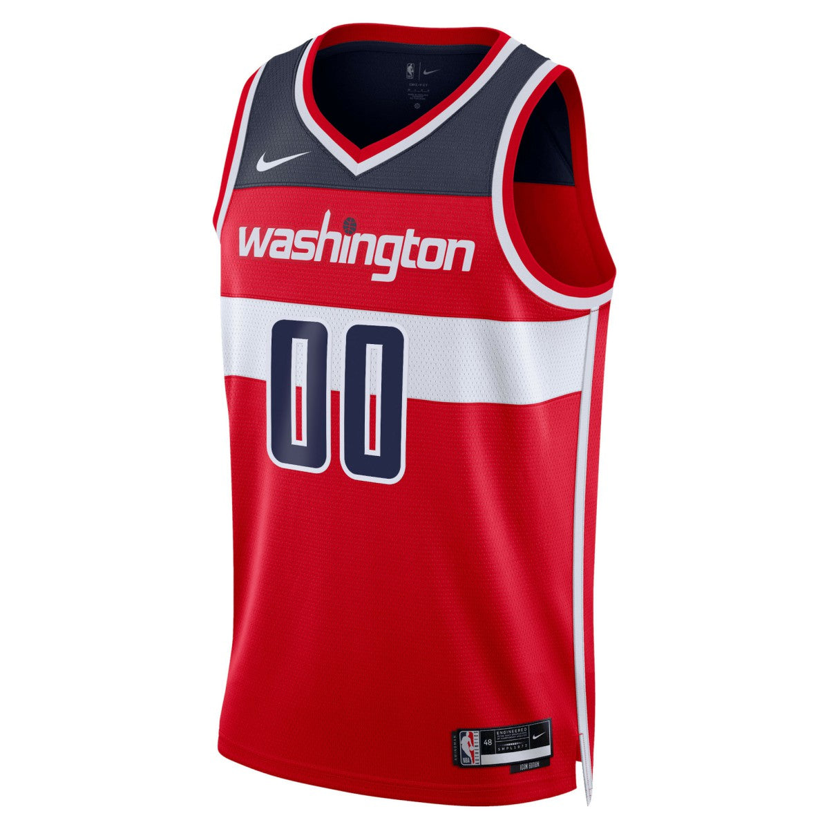 Washington Wizards Unisex Swingman Custom Jersey Red Icon Edition | Nike Lifestyle