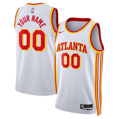 Atlanta Hawks Unisex Swingman Custom Jersey White Association Edition | Nike discount