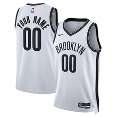 Brooklyn Nets Unisex Swingman Custom Jersey White Association Edition | Nike online