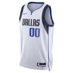 Dallas Mavericks Unisex Swingman Custom Jersey White for sale Association Edition | Nike Near Me