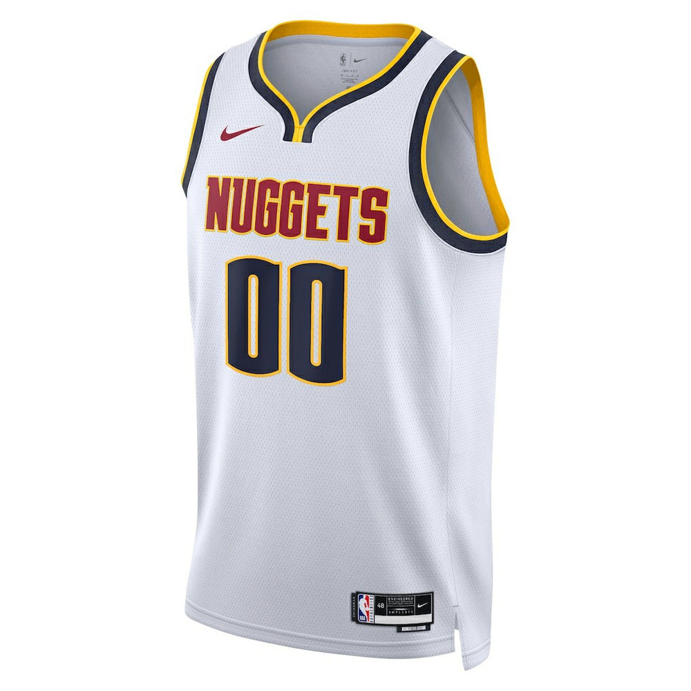 Denver Nuggets Unisex Swingman Custom Jersey White for sale Association Edition | Nike US