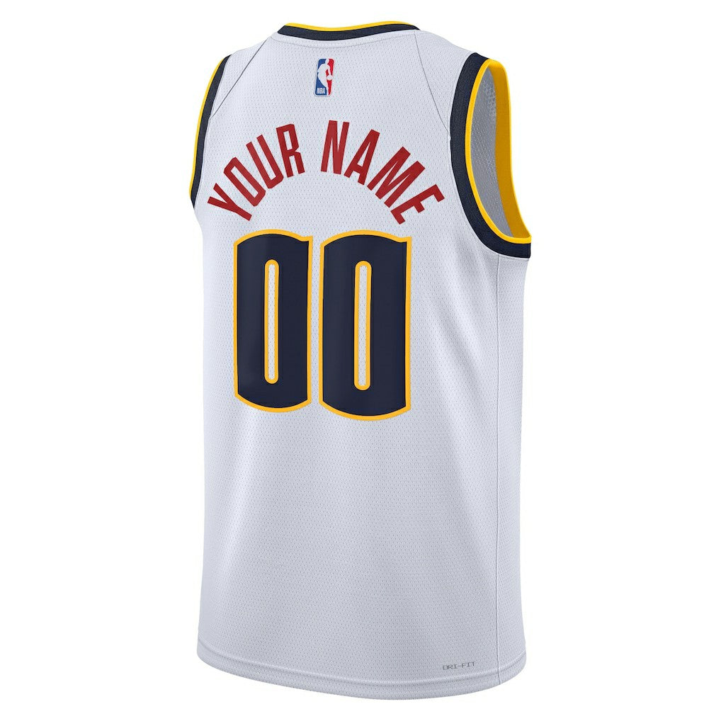 Denver Nuggets Unisex Swingman Custom Jersey White for sale Association Edition | Nike US