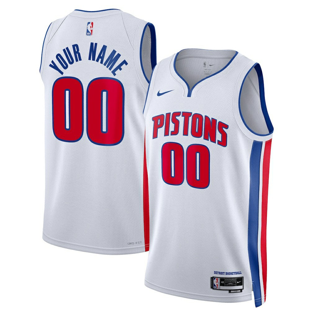 Detroit Pistons Unisex Swingman Custom Jersey White for sale Association Edition | Nike outlet