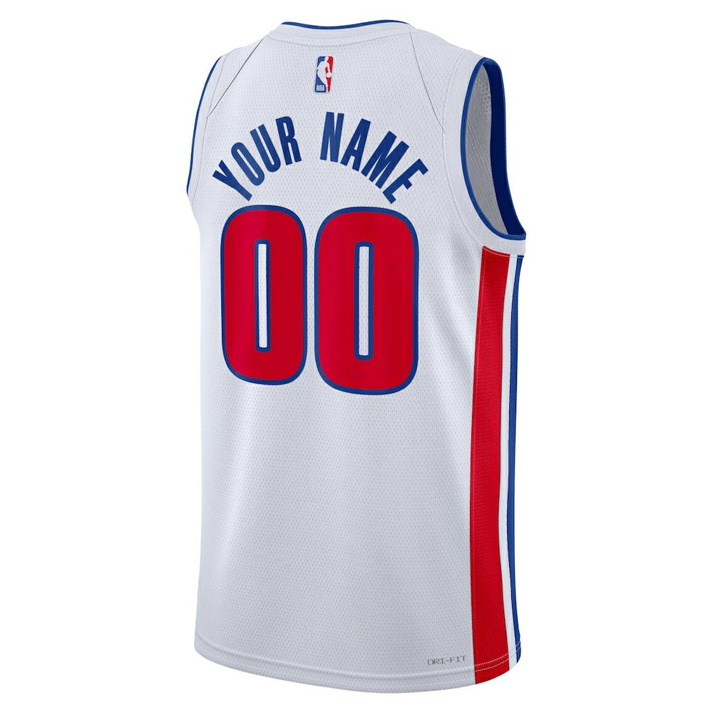 Detroit Pistons Unisex Swingman Custom Jersey White for sale Association Edition | Nike outlet