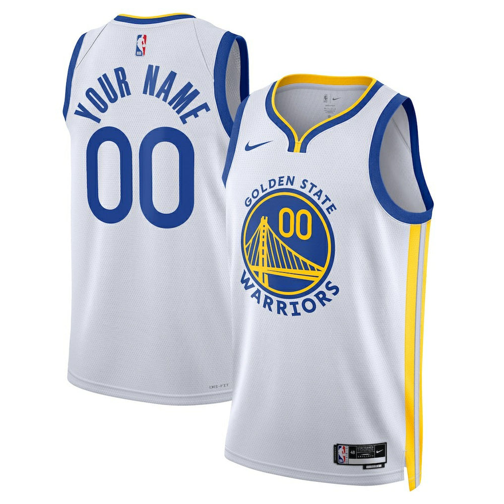 Golden State Warriors Unisex Swingman Custom Jersey White for sale Association Edition | Nike Near Me