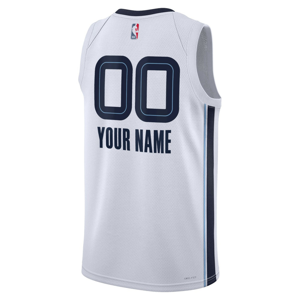 Memphis Grizzlies Unisex Swingman Custom Jersey White Association Edition | Nike Lifestyle