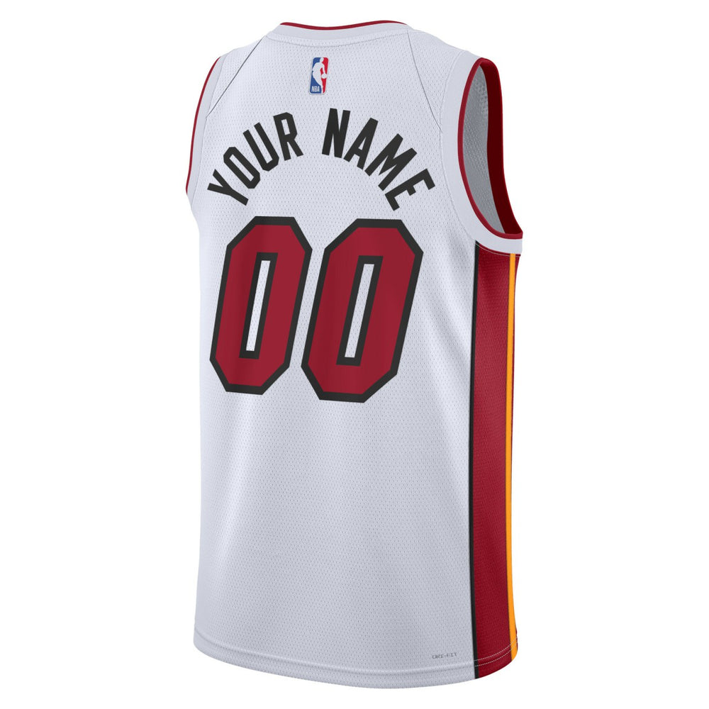 Miami Heat Unisex Swingman Custom Jersey White Association Edition | Nike US
