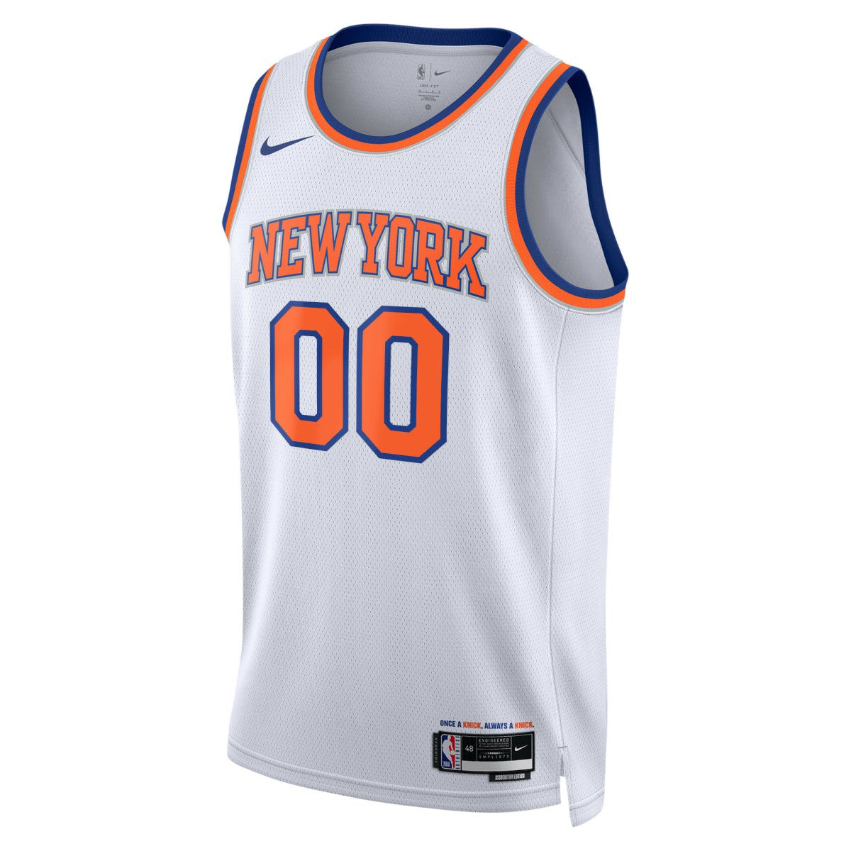 New York Knicks Unisex Swingman Custom Jersey White Association Edition | Nike US