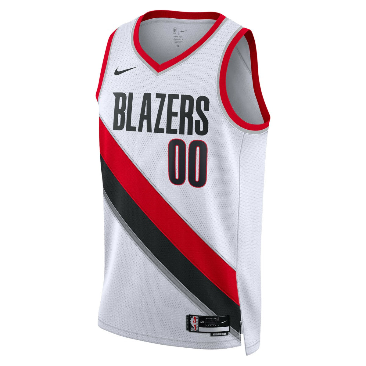 Portland Trail Blazers Unisex Swingman Custom Jersey White Association Edition | Nike Near Me
