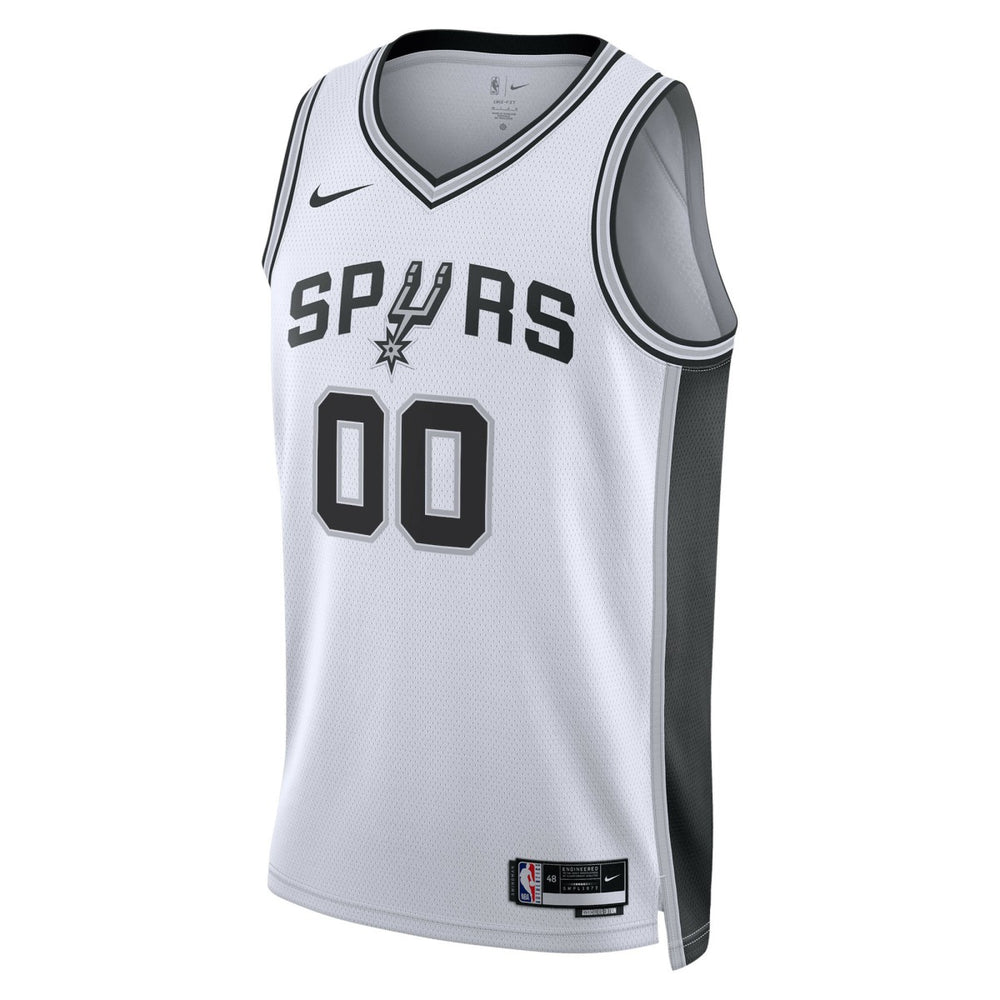 San Antonio Spurs Unisex Swingman Custom Jersey White Association Edition | Nike outlet
