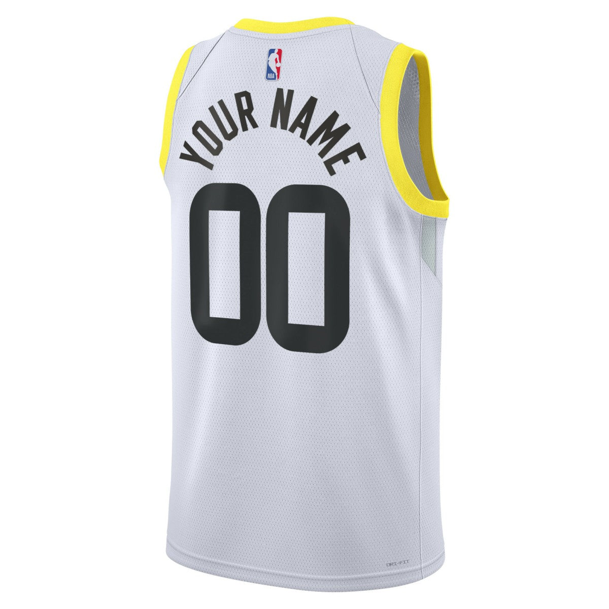 Utah Jazz Unisex Swingman Custom Jersey White Association Edition | Nike Near Me