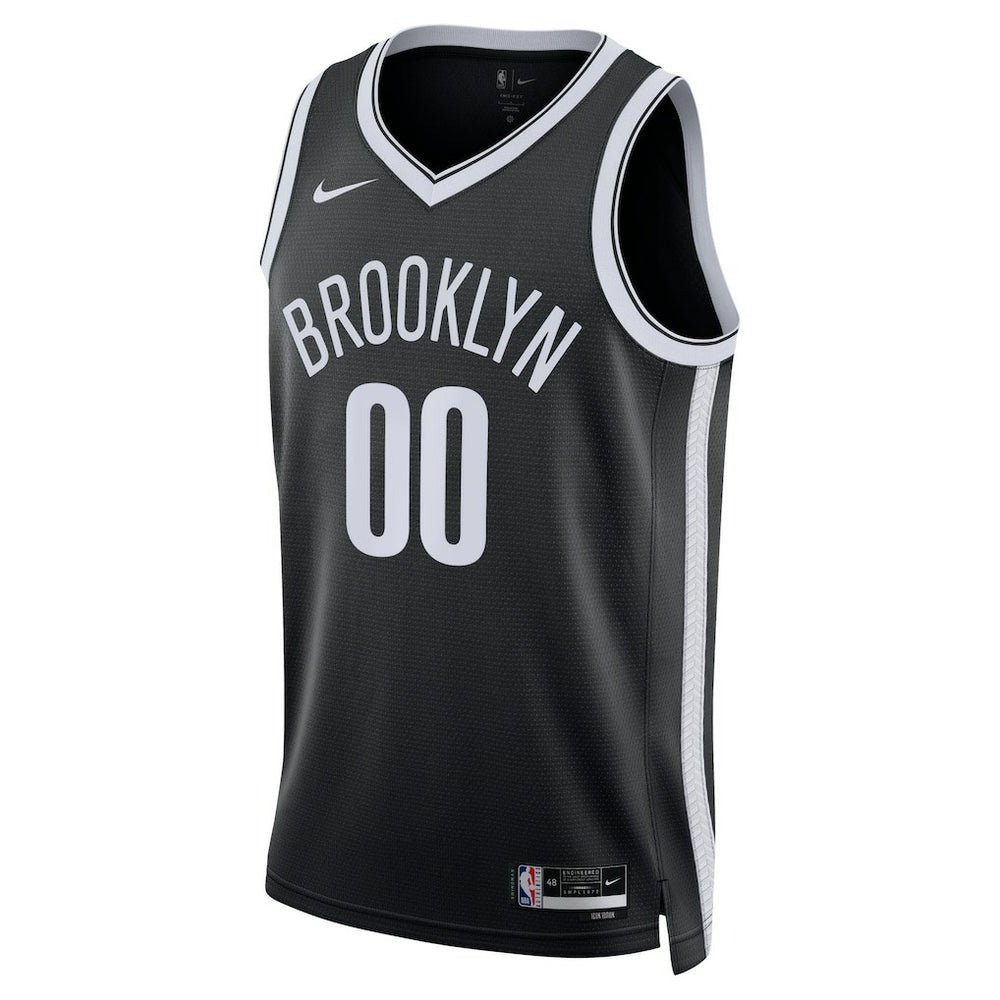 Brooklyn Nets Unisex Swingman Custom Jersey Black Icon Edition | Nike outlet