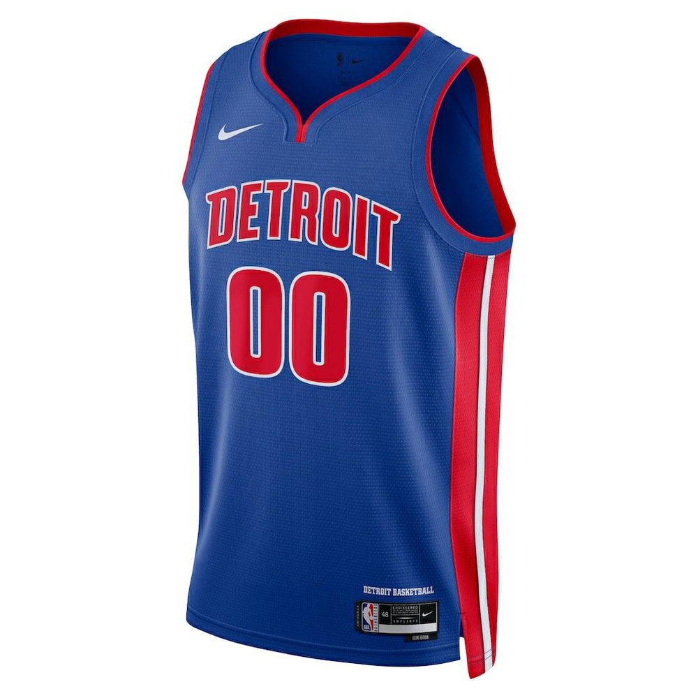 Detroit Pistons Unisex Swingman Custom Jersey Blue for sale Icon Edition | Nike discount