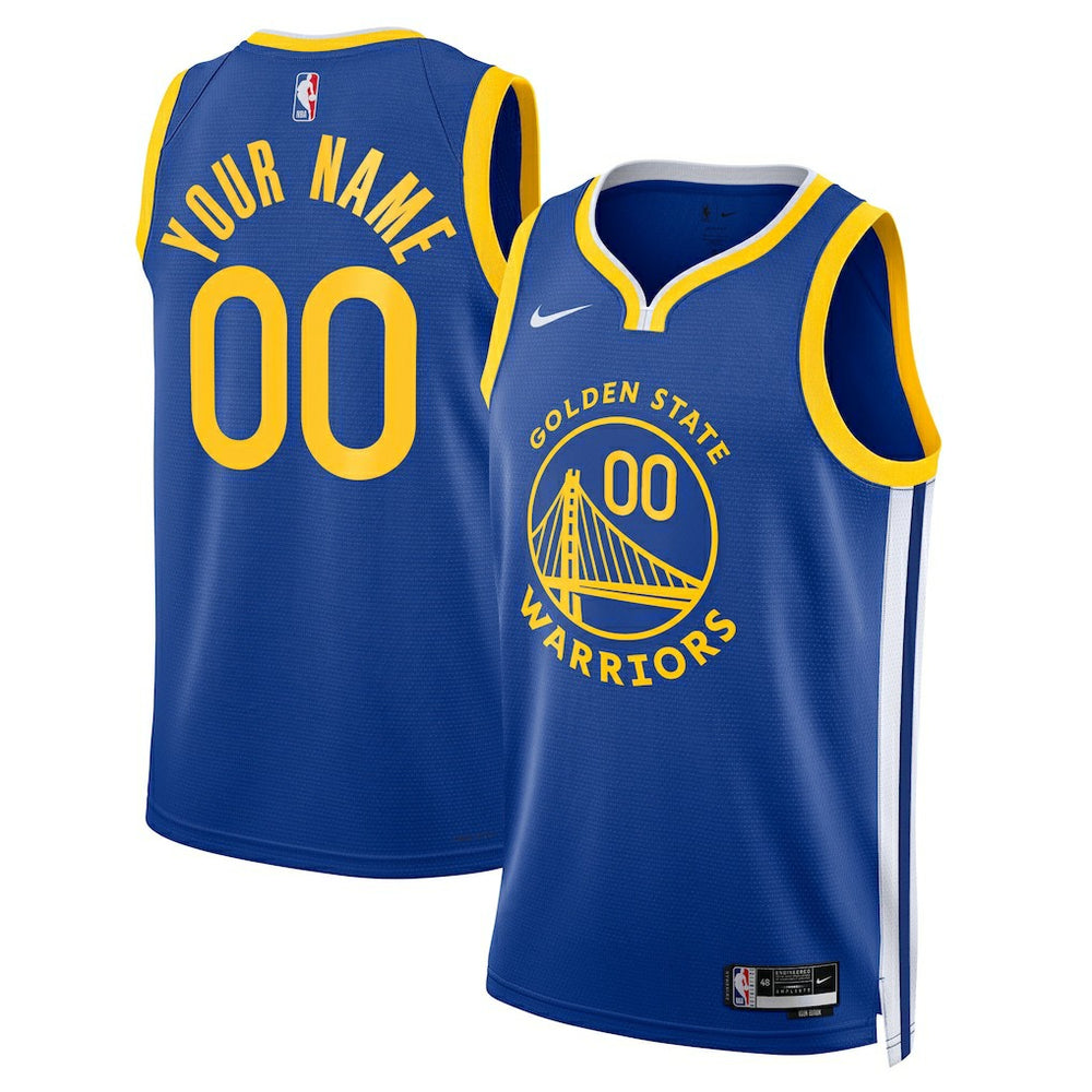 Golden State Warriors Unisex Swingman Custom Jersey Royal for sale Icon Edition | Nike Near Me