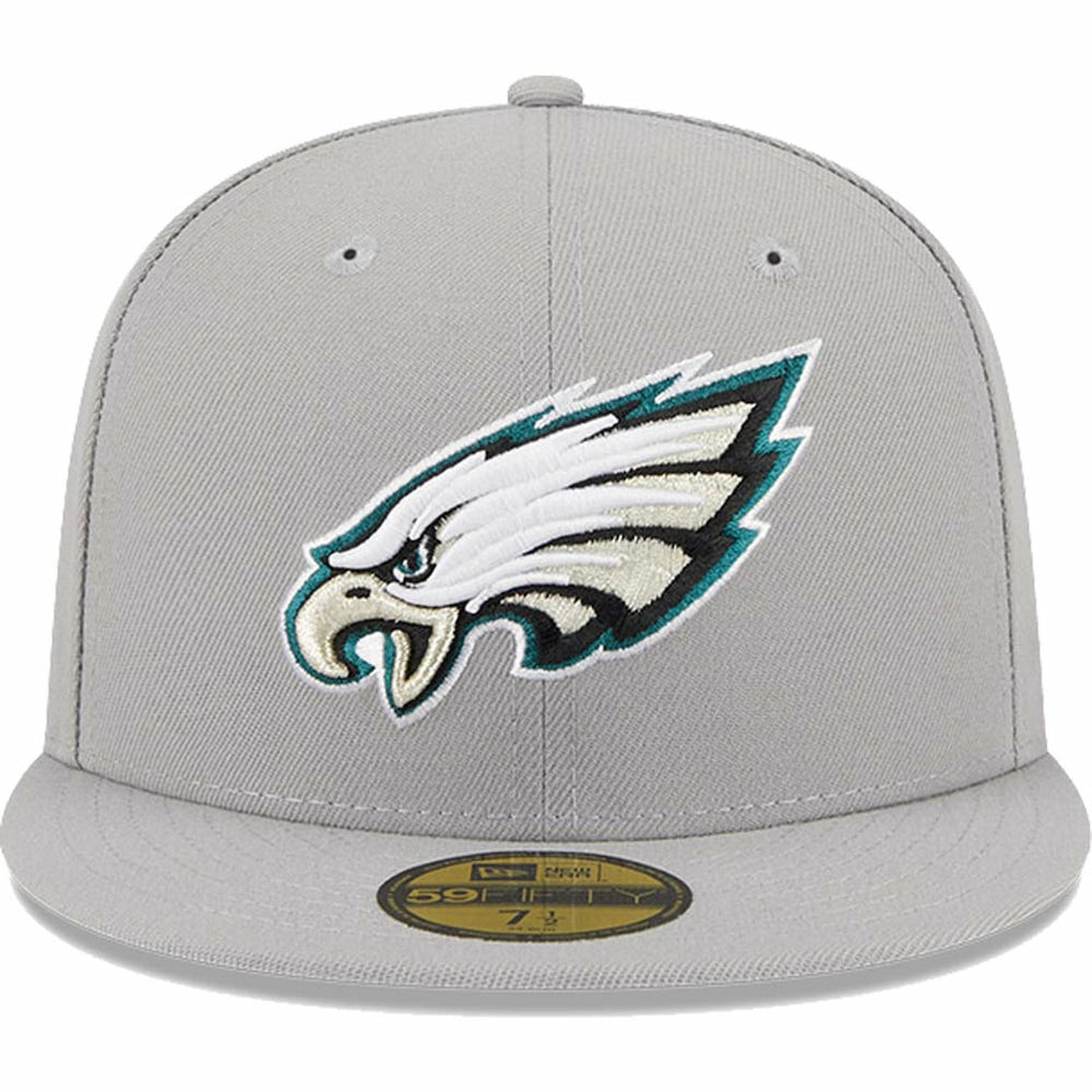 Philadelphia Eagles New Era Omaha 59FIFTY Fitted Hat Gray