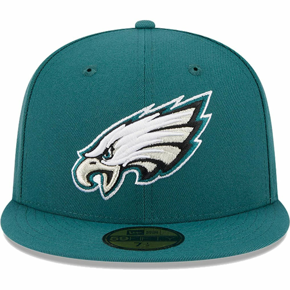 Philadelphia Eagles New Era Omaha 59FIFTY Fitted Hat Midnight Green