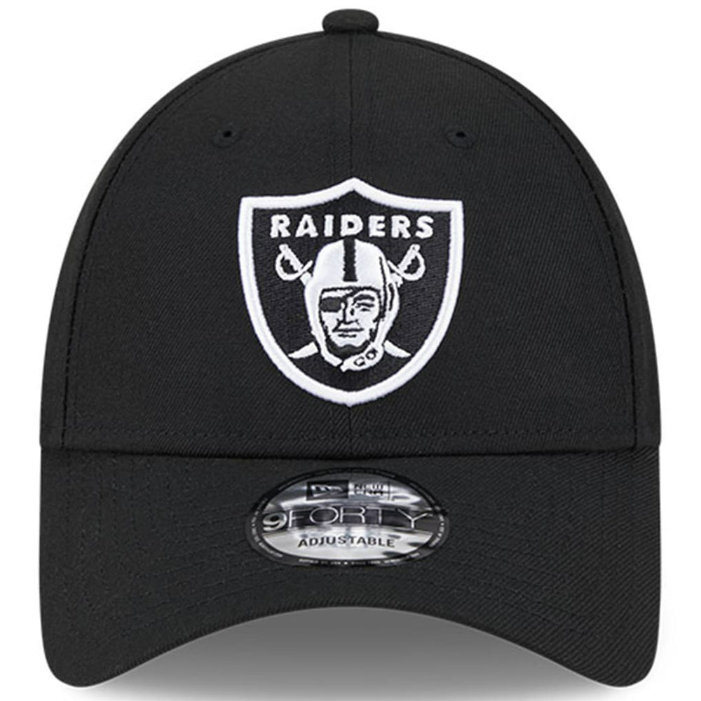 Las Vegas Raiders New Era 2023 NFL Crucial Catch 9FORTY Adjustable Hat Black