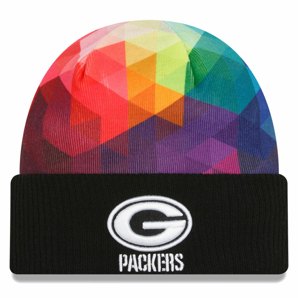 Green Bay Packers New Era 2023 NFL Crucial Catch Cuffed Knit Hat Black