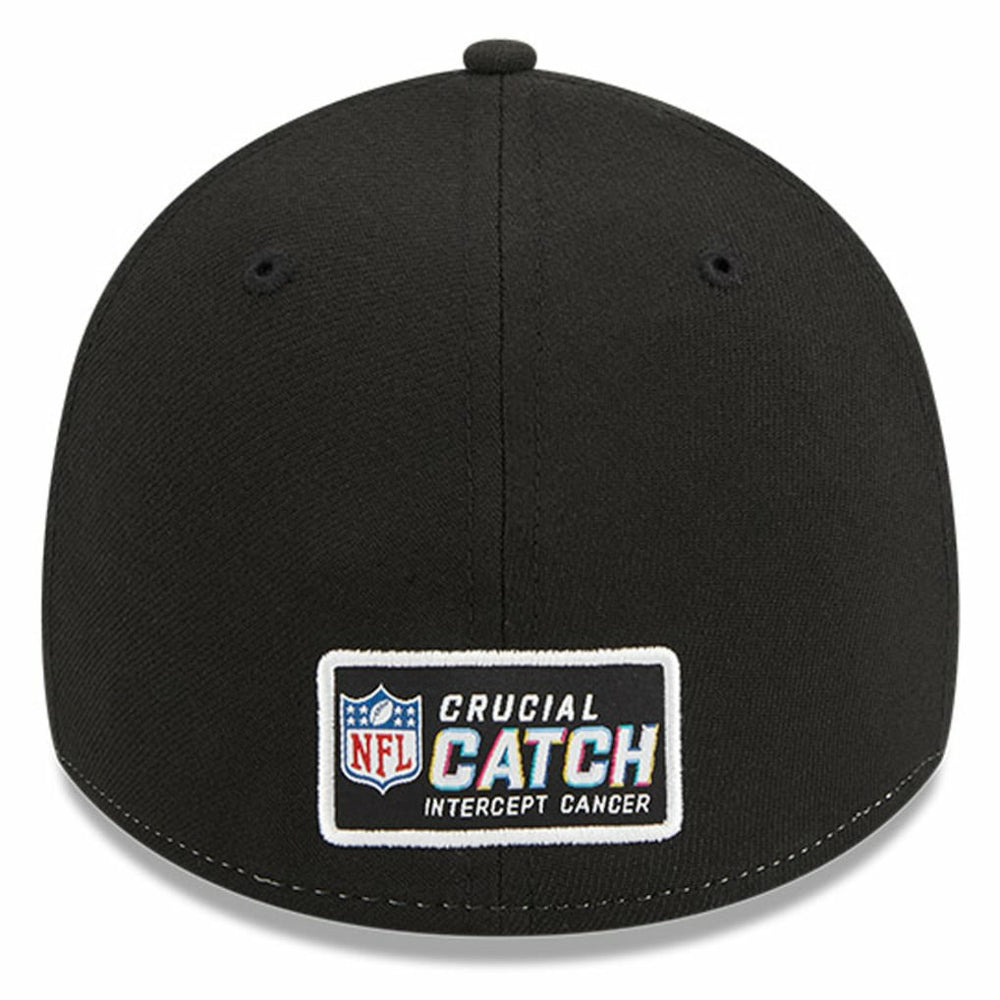 Carolina Panthers New Era 2023 NFL Crucial Catch 39THIRTY Flex Hat Pink