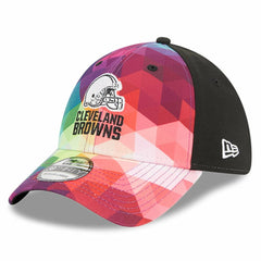 Cleveland Browns New Era 2023 NFL Crucial Catch 39THIRTY Flex Hat Pink