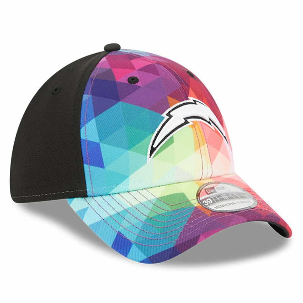 Los Angeles Chargers New Era 2023 NFL Crucial Catch 39THIRTY Flex Hat Pink