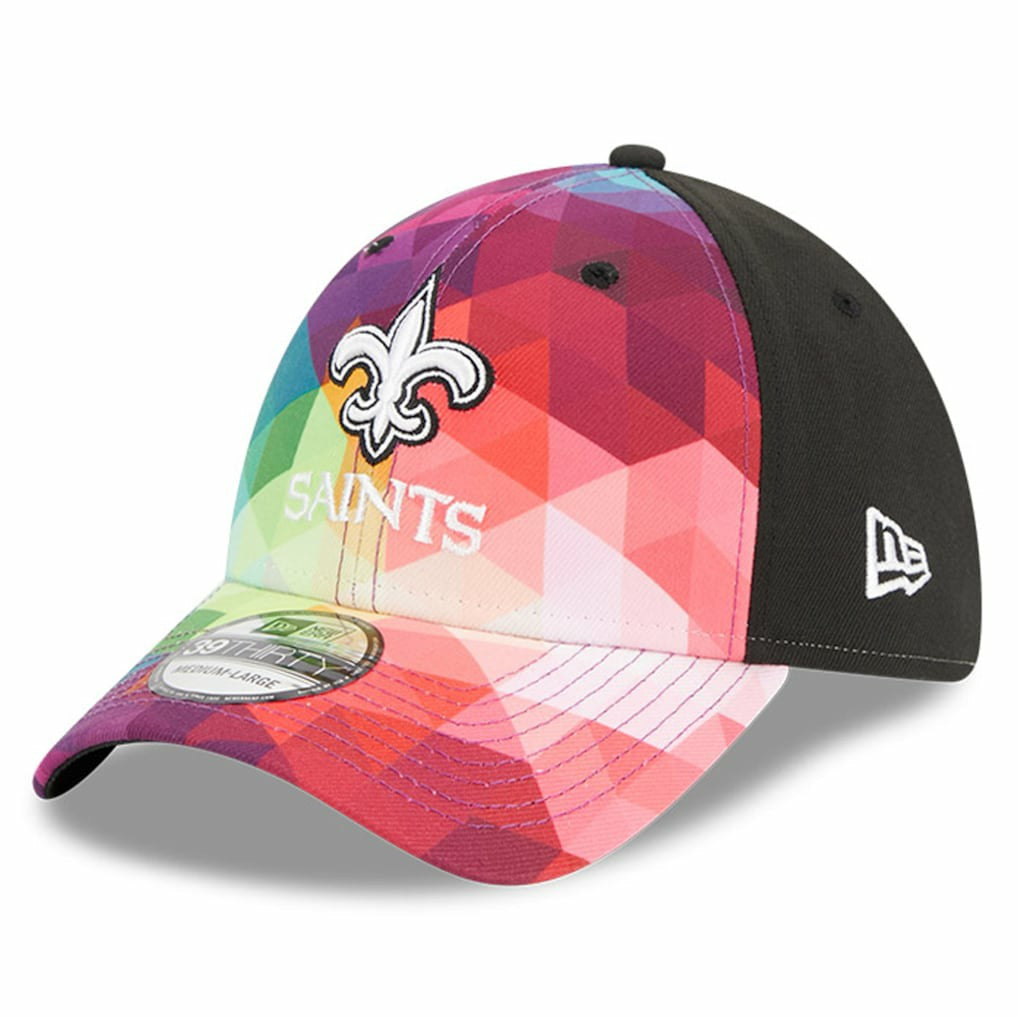 New Orleans Saints New Era 2023 NFL Crucial Catch 39THIRTY Flex Hat Pink