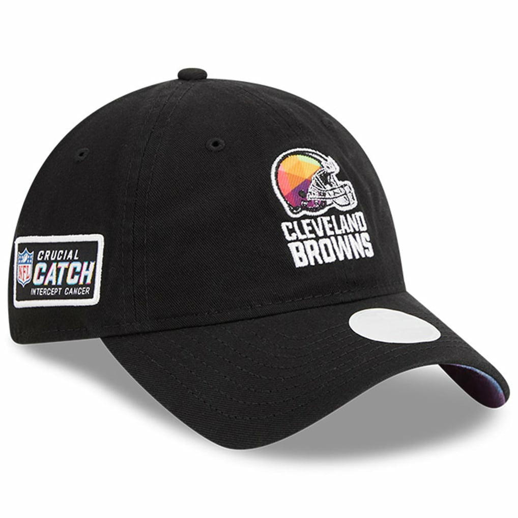 Cleveland Browns New Era Women's 2023 NFL Crucial Catch 9TWENTY Adjustable Hat Black