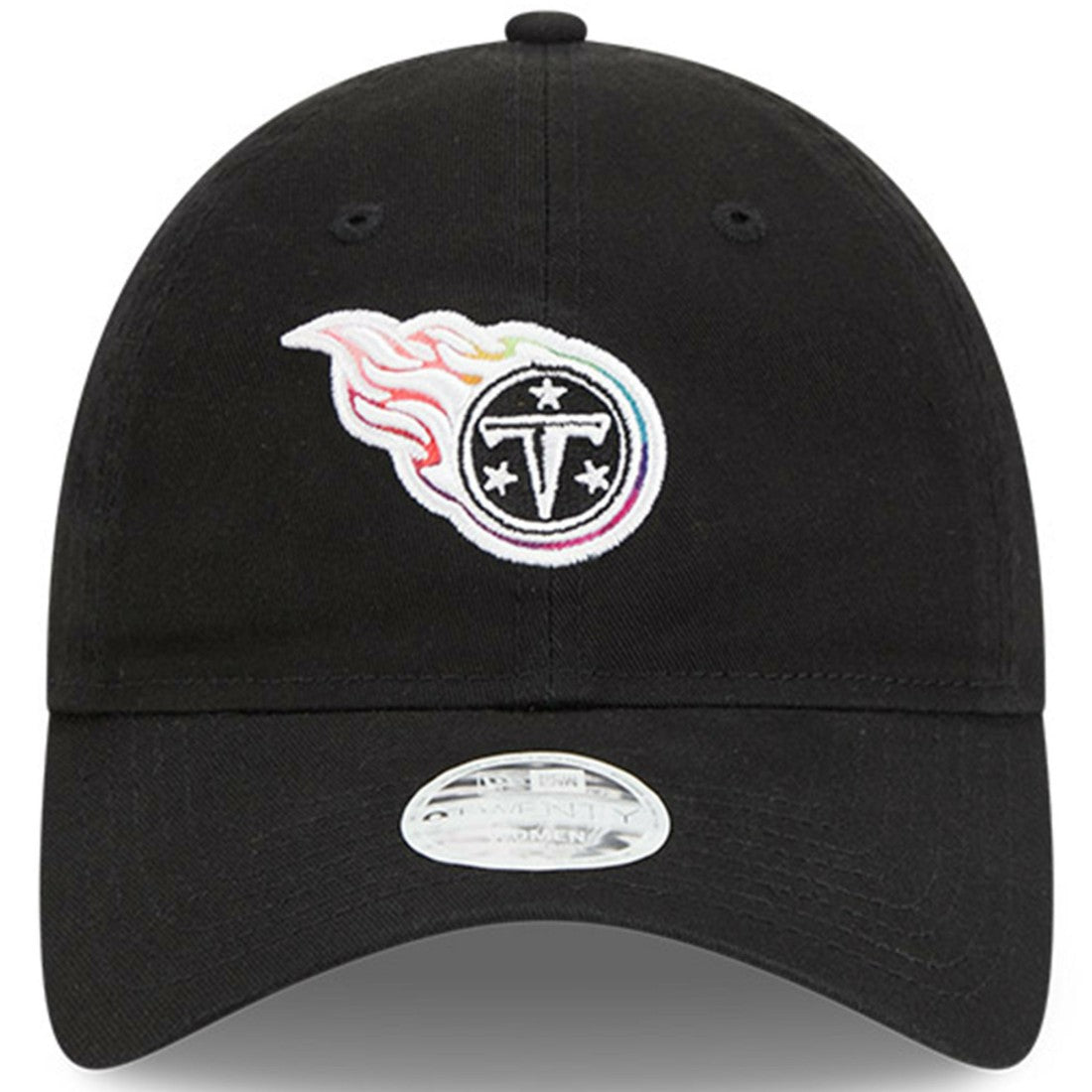 Tennessee Titans New Era Women's 2023 NFL Crucial Catch 9TWENTY Adjustable Hat Black
